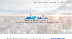 Desktop Screenshot of odessainvest.com